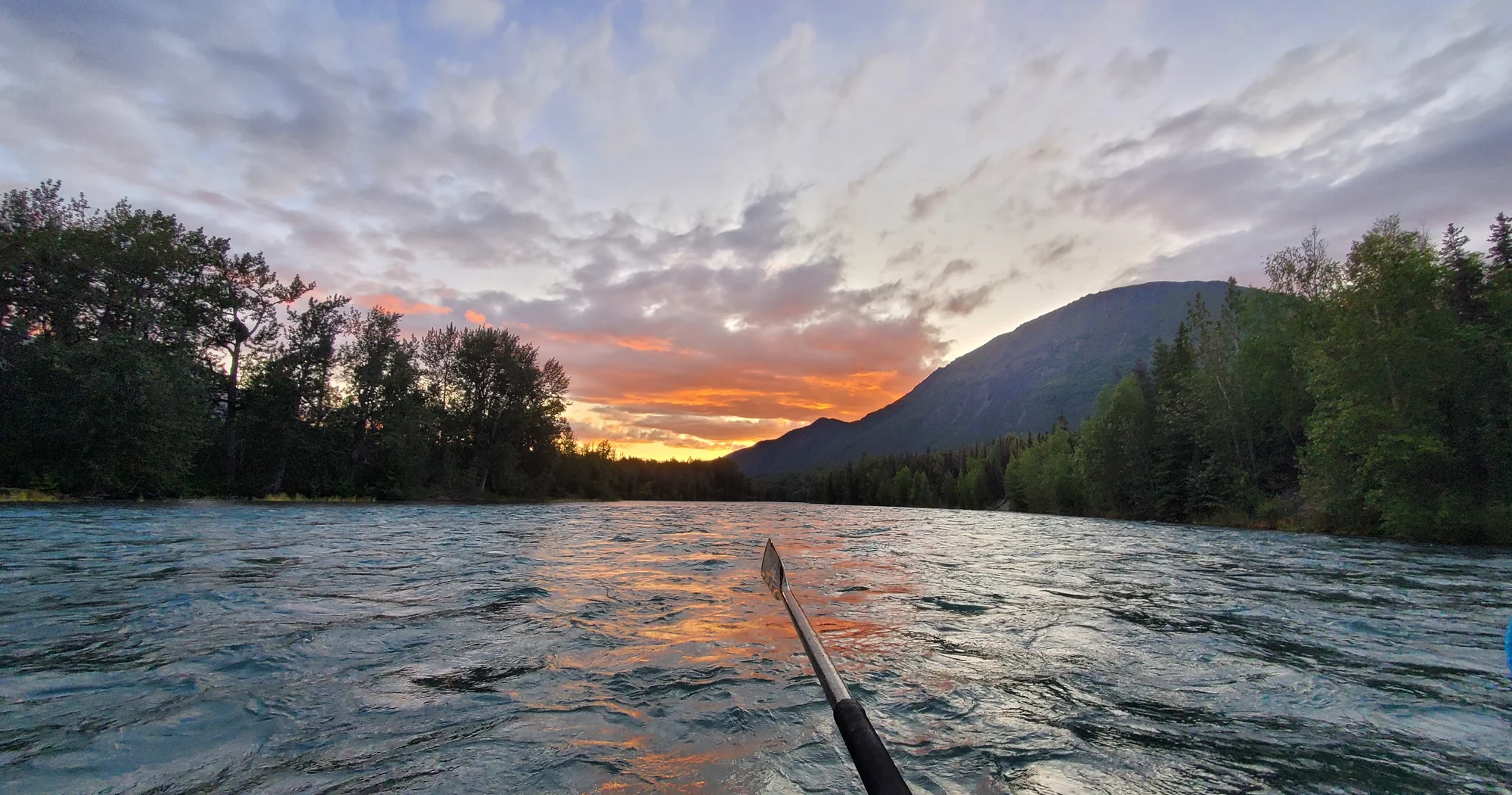 Fly fishing the Upper Kenai River, Cooper Landing, Alaska