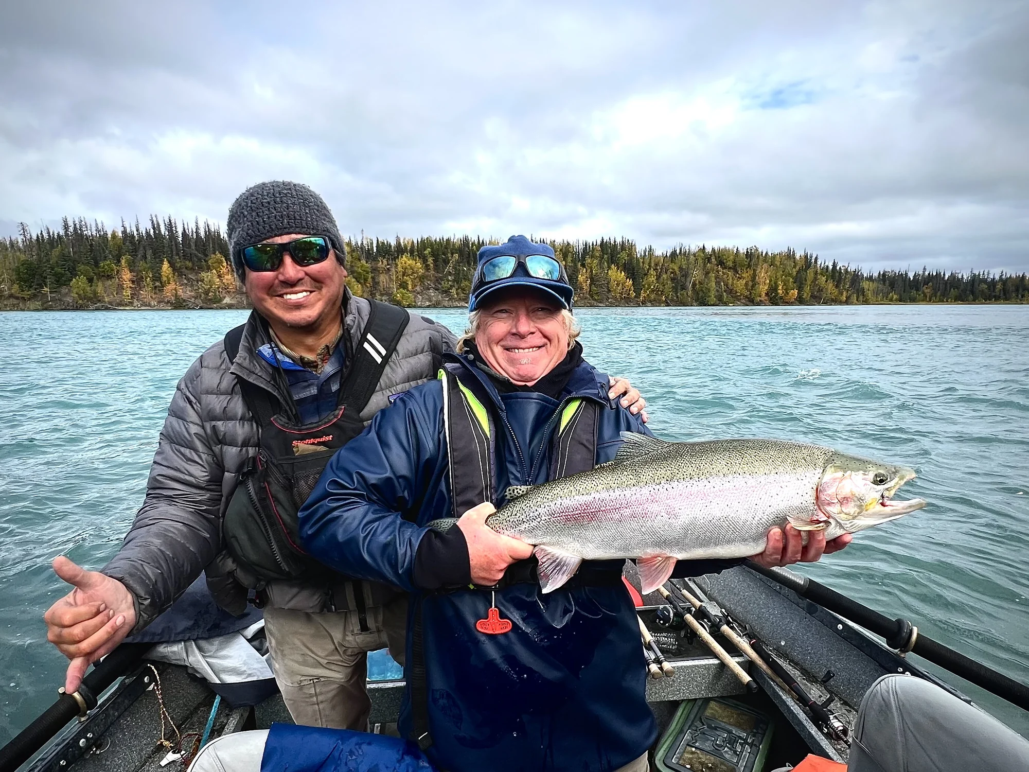 Ron Doebler fly fishing the upper Kenai River